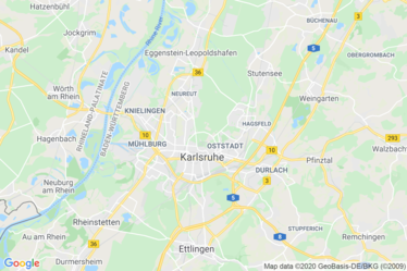 Karlsruhe Map