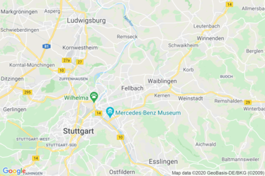 Fellbach Karte