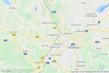 Freilassing Karte