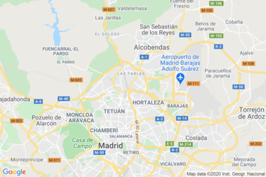 Madrid Hortaleza Map