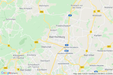 Bad Homburg Karte
