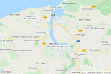 Rostock Karte