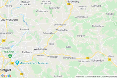 Ludwigsburg Map