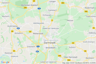 Darmstadt Karte