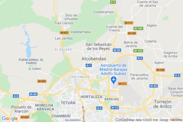 Alcobendas Map