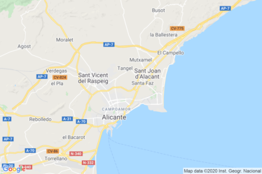 Alicante Map