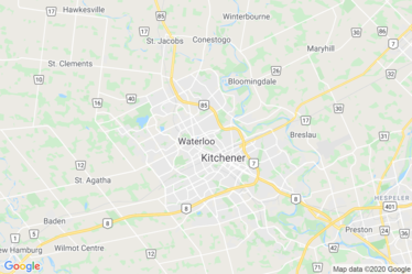 Kitchener, ON Map