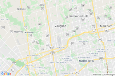 Vaughan, ON Map