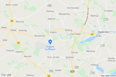 Vojens Map
