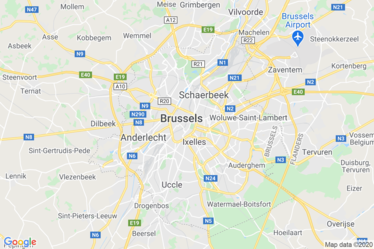 Stad Brussel Kaart