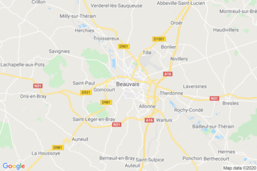 Beauvais Map