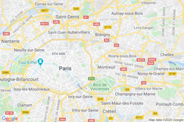 Bagnolet Map
