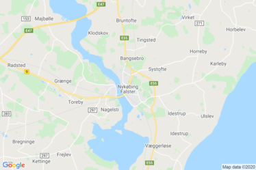 Nykøbing F Kort