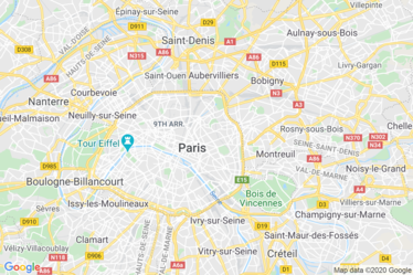 Paris 19 Map