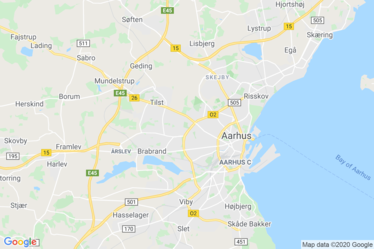 Aarhus V Kort