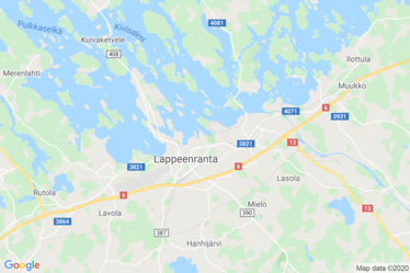 Etelä-Karjalan maakunta Kartta