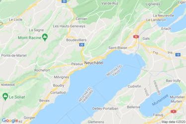 Neuenburg Karte