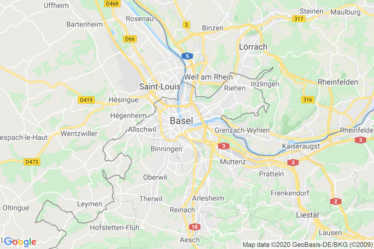 Basel-Stadt Karte
