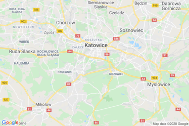 Śląskie Mapa