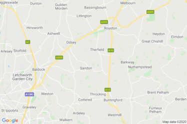 East of England Map