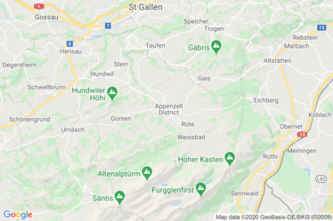 Appenzell Karte