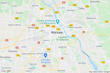 Mazowieckie Mapa