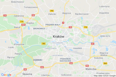 Małopolskie Mapa