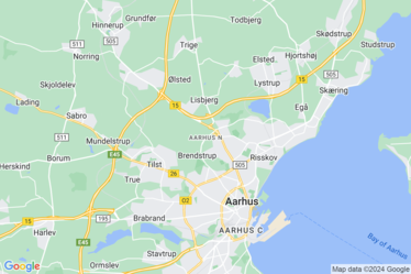 Aarhus N Kort