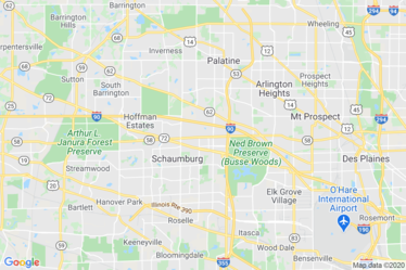 Schaumburg, IL Map