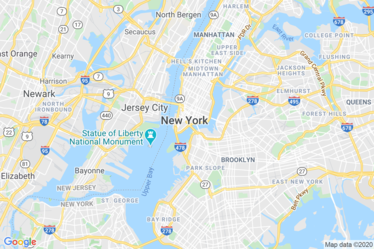 New York Financial District, NY Map