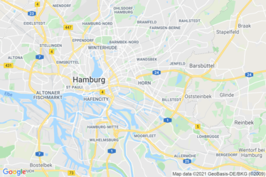 Hamburg Hamm Karte